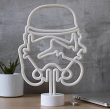 Load image into Gallery viewer, Star Wars Stormtrooper Light Neon Tube LED Light, USB Desktop LED Light