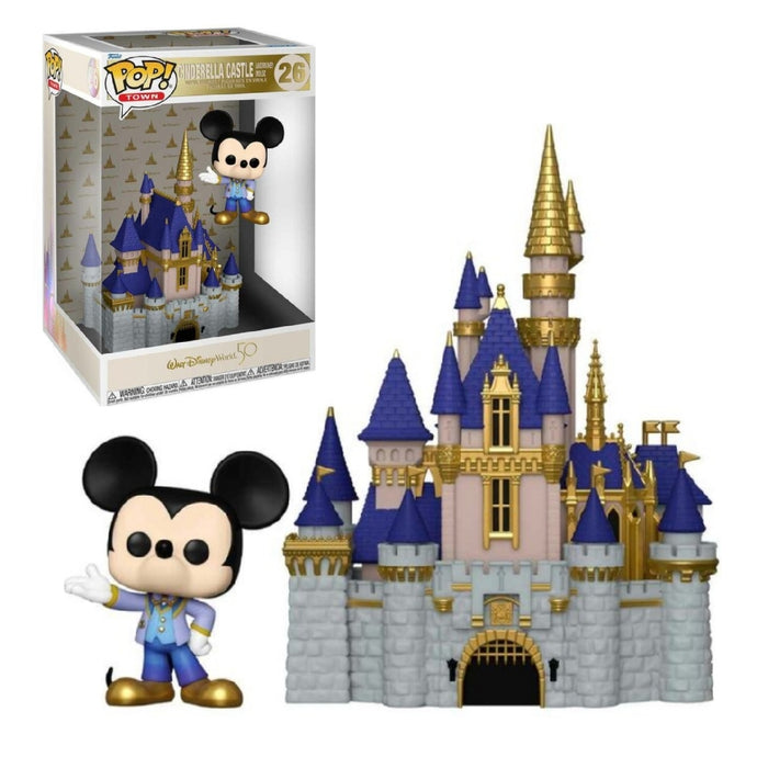 Cinderella Castle with Mickey Mouse