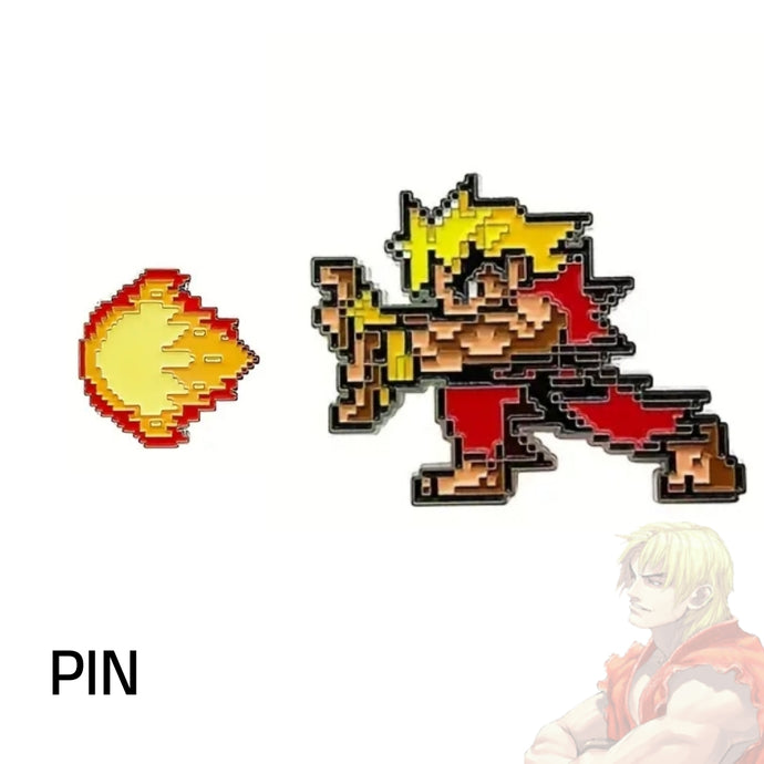 Ken with Fireball Pin