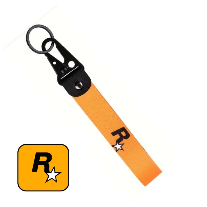 Rockstar Logo  Keychain