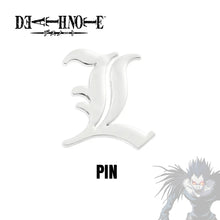Load image into Gallery viewer, Death Note L Pin
