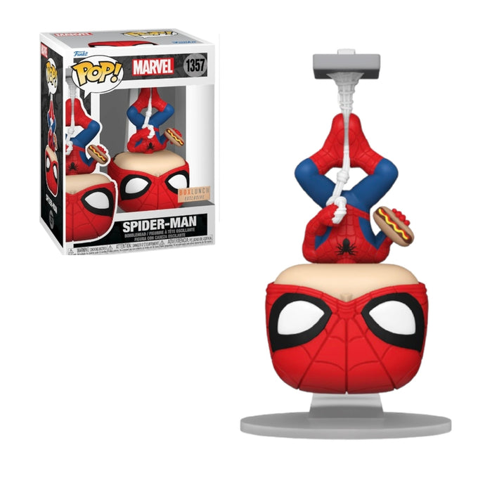 Spiderman with Hotdog