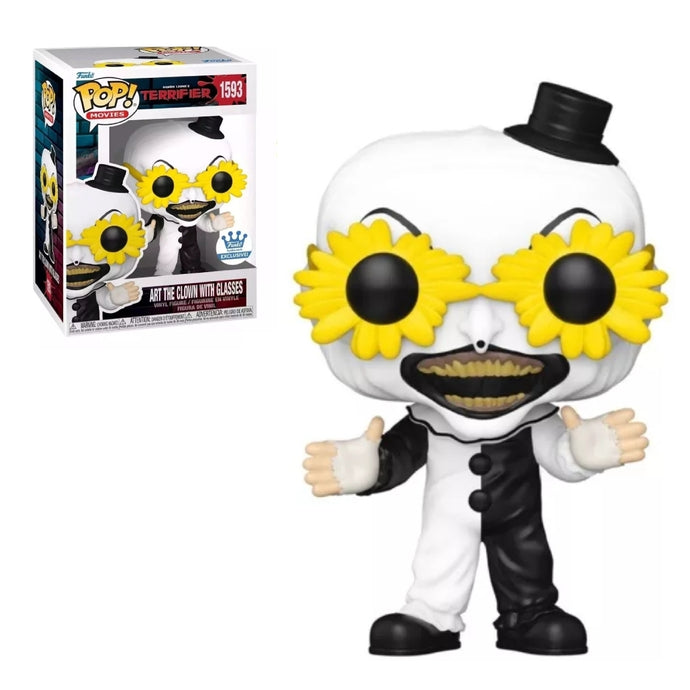 Art the clown with glasses