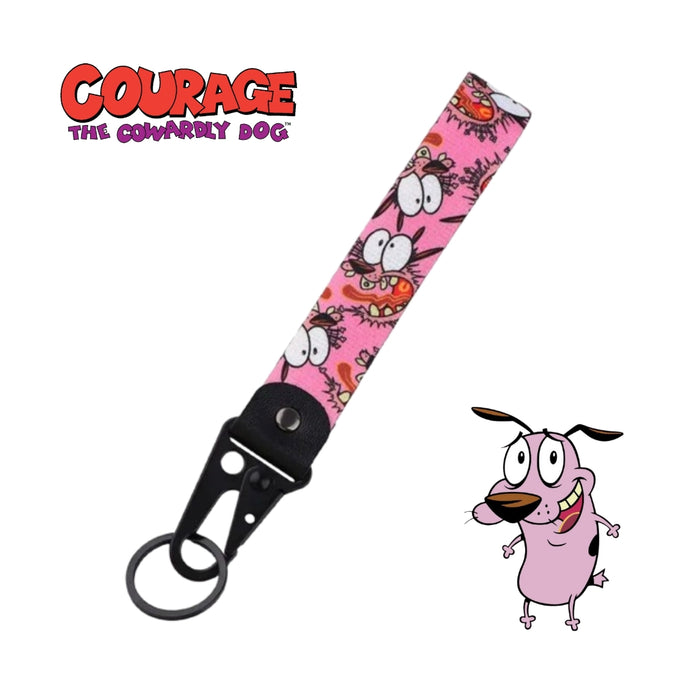 Courage The Dog Keychain