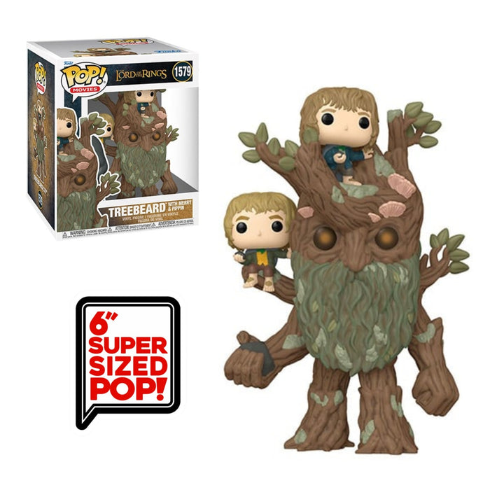 Treebeard with Merry & Pippin