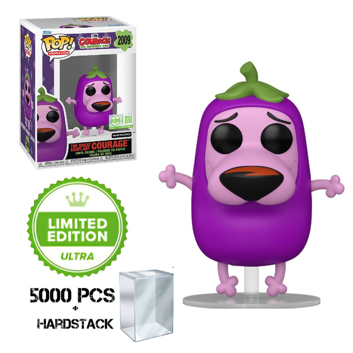 Courage the great eggplant