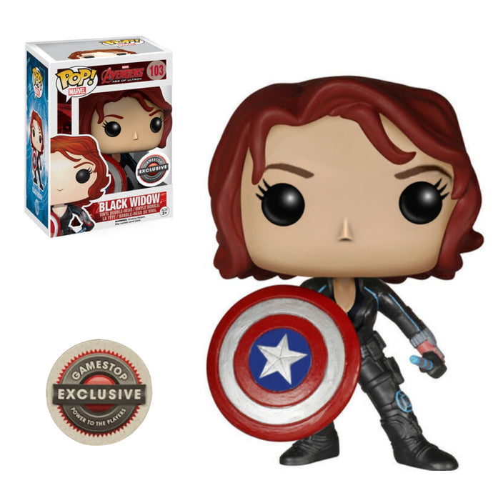 Black widow (with Captain America Shield)