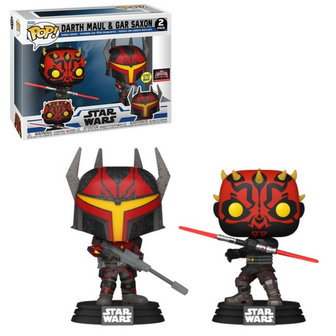 Darth Maul & Gar Saxon (2pack glow)