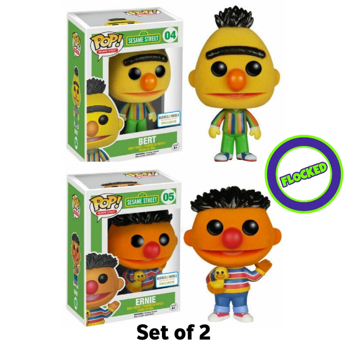 Ernie & Bert Set (Flocked)