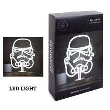 Load image into Gallery viewer, Star Wars Stormtrooper Light Neon Tube LED Light, USB Desktop LED Light
