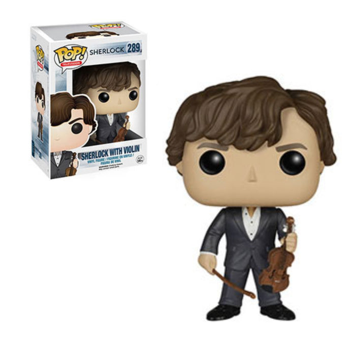 Sherlock with violin