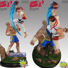Load image into Gallery viewer, Street Fighter Ryu vs Sagat Diorama Statue
