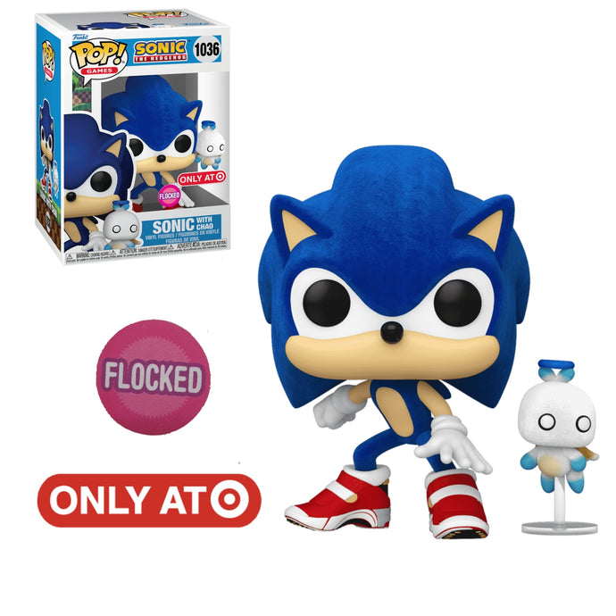 Sonic with chao (Flocked)