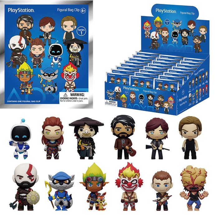 PlayStation Series 1 3D Foam Bag Clip Random