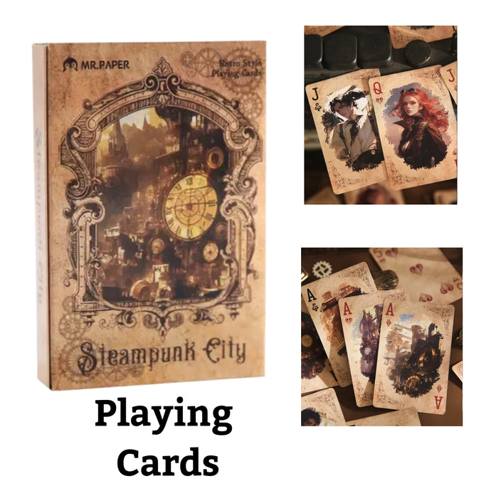 Steampunk  playing cards