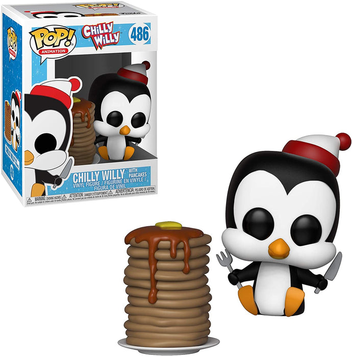 Chilly Willy with pancakes
