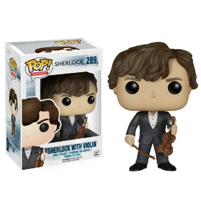 Sherlock with violin