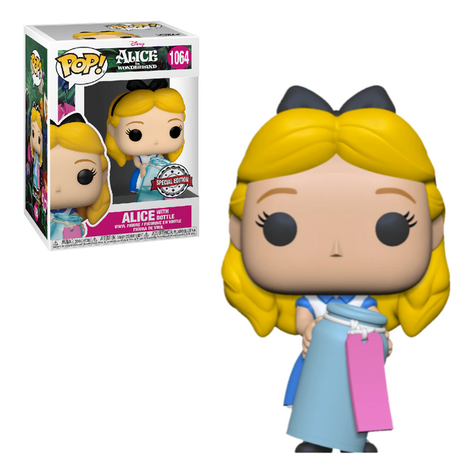 Alice with bottle