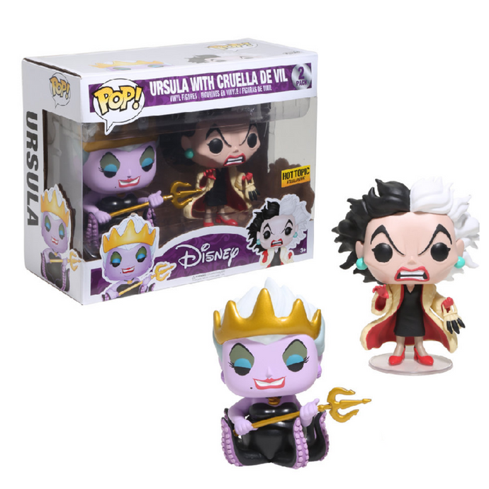Ursula & Cruella De Vil 2pack