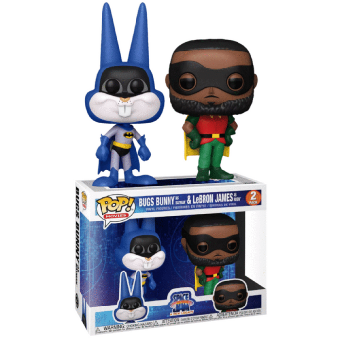 Bugs bunny as Batman & Lebron James as Robin