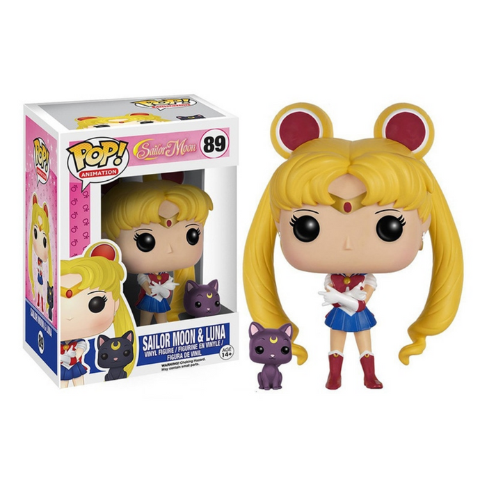 Sailor Moon with Luna