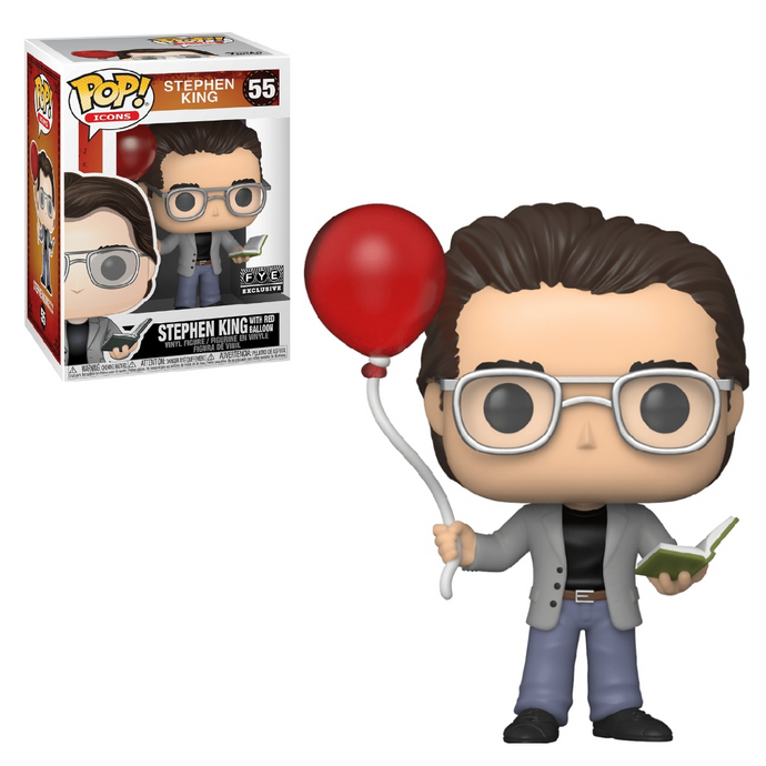 Stephen King with Ballon