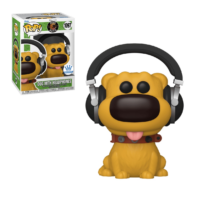 Dug with Headphones