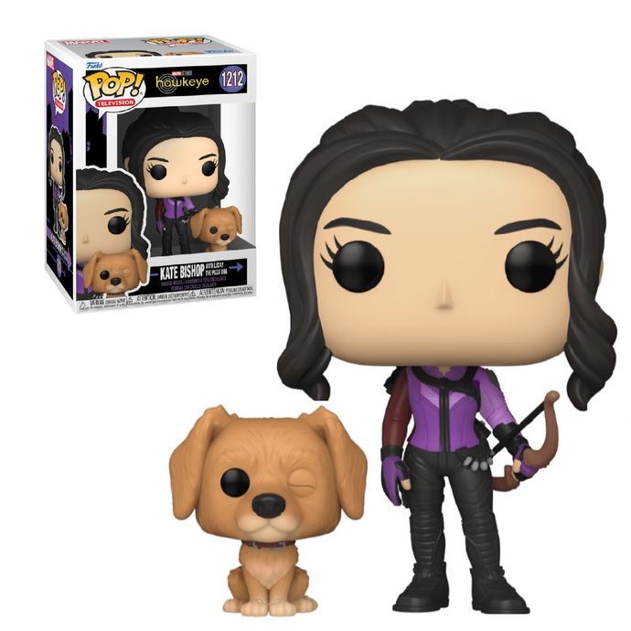 Kate Bishop with Lucky