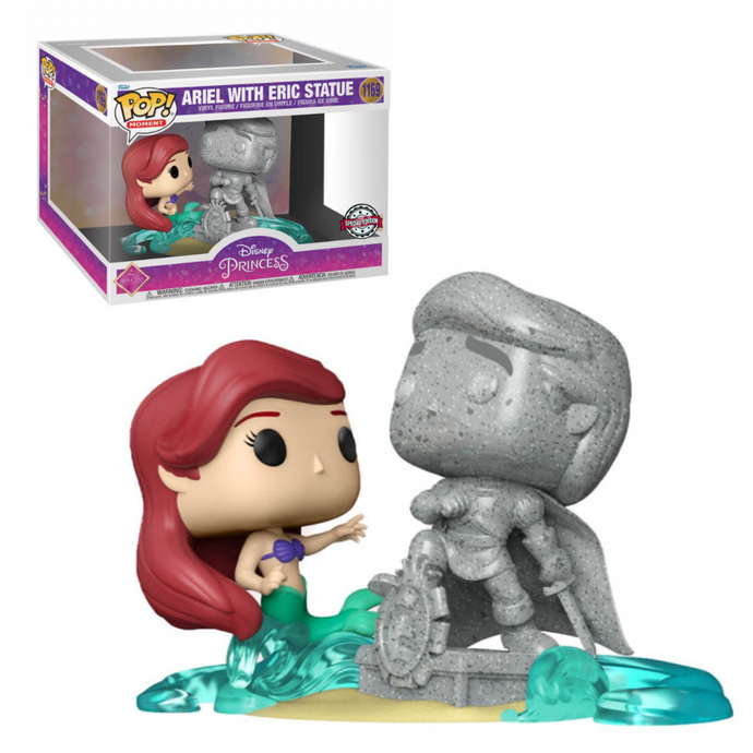 Ariel with Eric statue