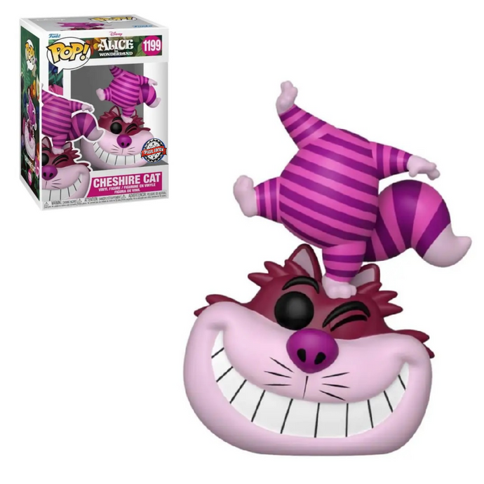 Cheshire cat stand on head
