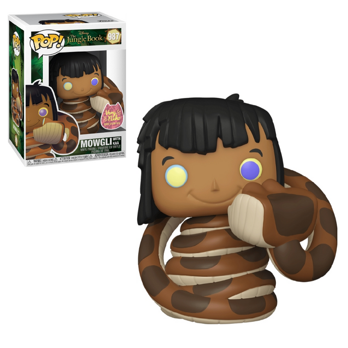 Mowgli with Kaa