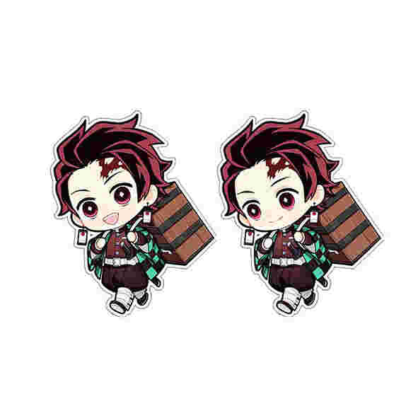 3D Motion Anime Stickers Waterproof Motion Demon Slayer - Tanjiro