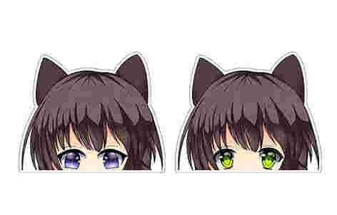 3D Motion Anime Stickers Waterproof Motion Demon Slayer - Kanao Tsuyuri