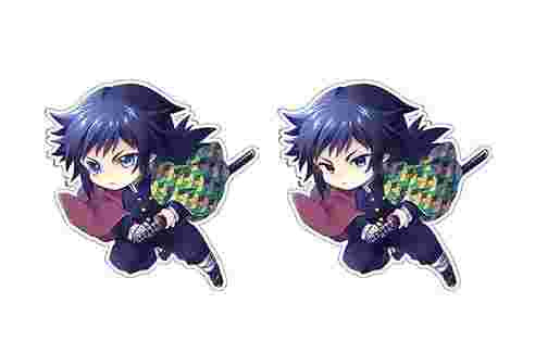 3D Motion Anime Stickers Waterproof Motion Demon Slayer - Giyu Tomioka