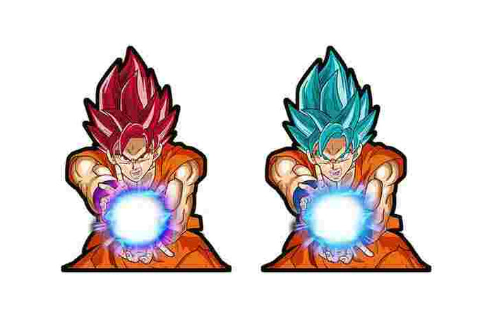 3D Motion Anime Stickers Waterproof Motion Dragon Ball Z DBZ - Goku