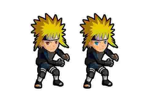 3D Motion Anime Stickers Waterproof Motion Naruto - Boruto Uzumaki