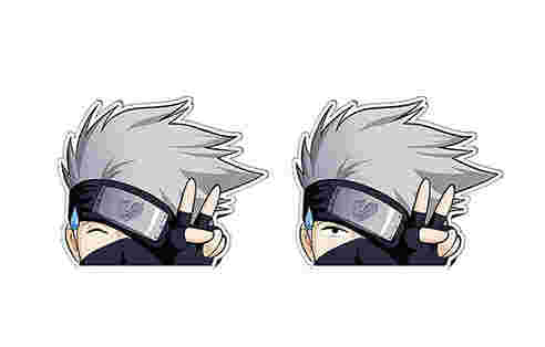 3D Motion Anime Stickers Waterproof Motion Naruto - Kakashi Hatake