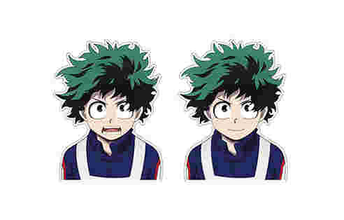 3D Motion Anime Stickers Waterproof Motion My Hero Academia MHA - Izuku Midoriya