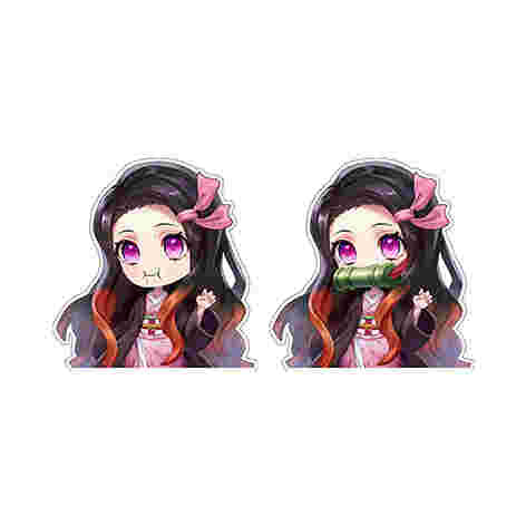 3D Motion Anime Stickers Waterproof Motion Demon slayer - Nezuko
