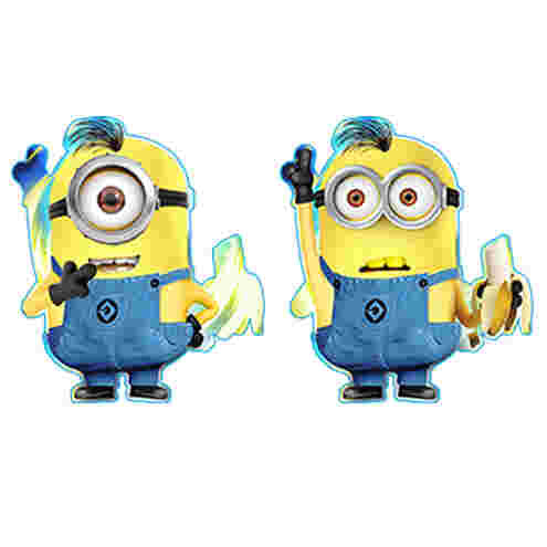 3D Motion Anime Stickers Waterproof Motion Minions