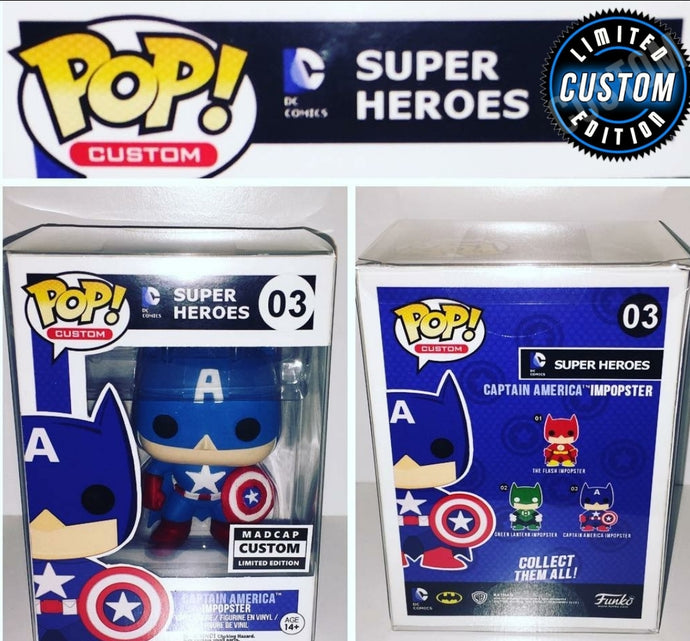 Batman Captain America Imposter (Custom)