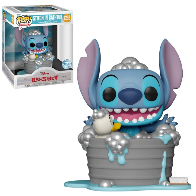 Stitch in Bathtub