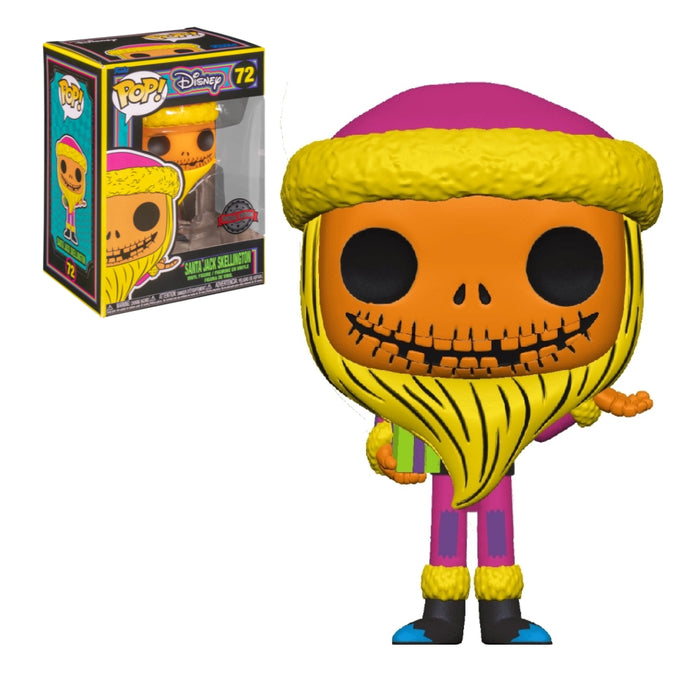 Santa Jack skellingtion (Blacklight)